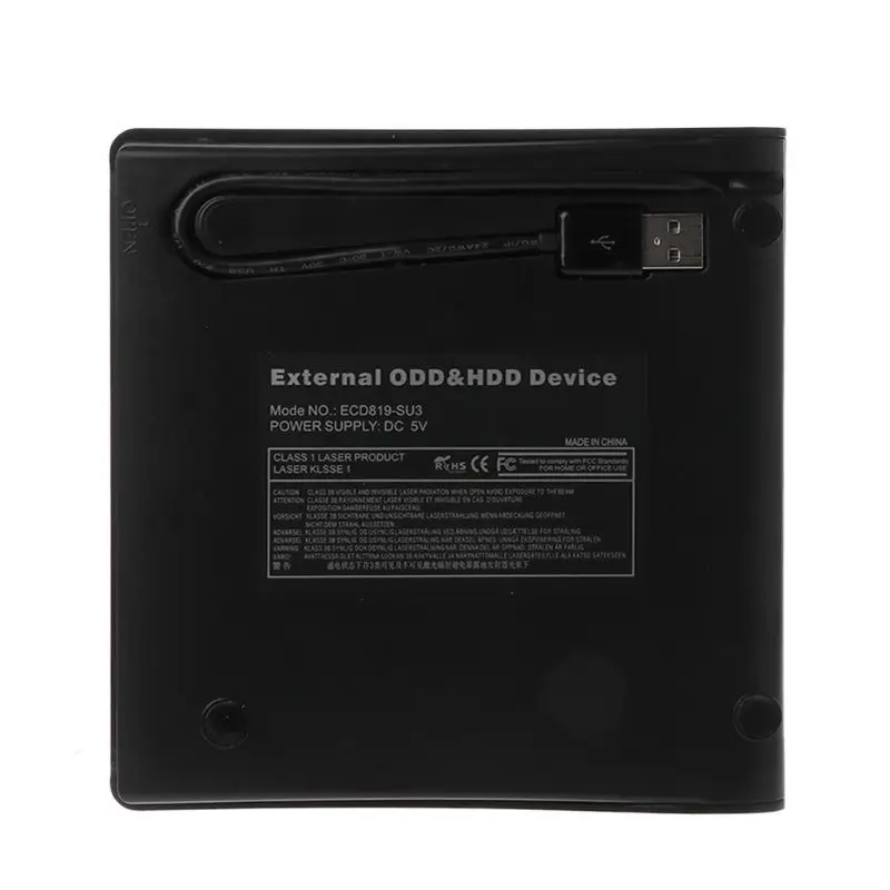 9 5 мм USB 3 0 SATA Оптический привод чехол Комплект Внешний Мобильный корпус коробка