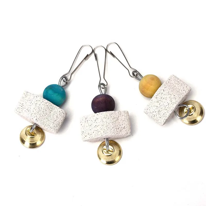 Новое поступление игрушка для попугаев из бла камня клетка молярного товары