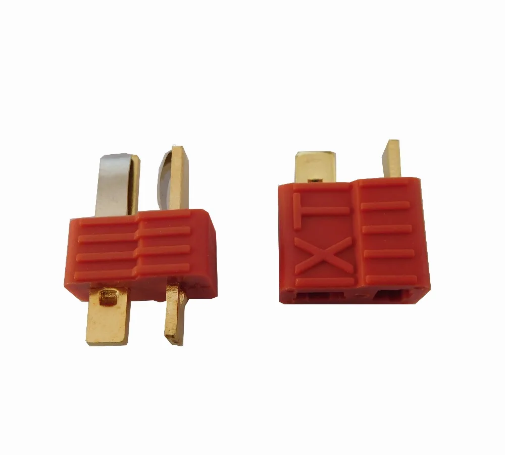 20pcs (10pair) Antiskid T Plug Male Female Connectors XT Deans Style For RC LiPo Battery Power | Игрушки и хобби
