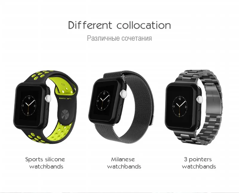 HOCO Мягкий силиконовый чехол с золотым покрытием для Apple Watch Series 2, чехол для iWatch Series 3, защитный чехол из ТПУ, 42 мм, 38 мм