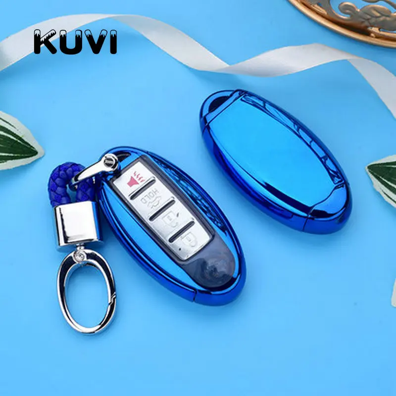 TPU+ PC чехол ключа дистанционного управления автомобилем чехол Брелок для Nissan Qashqai J10 J11 X-Trail t31 t32 kicks Tiida Pathfinder Murano Note, Juke