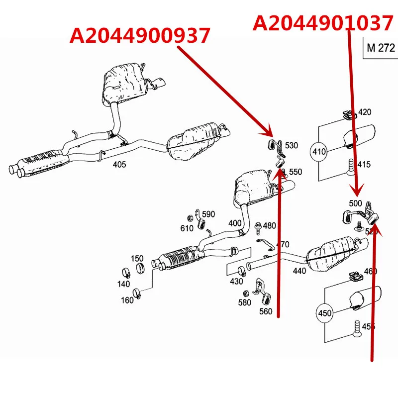 Автомобильный двухрядный глушитель ушной Резиновый рукав C200mer ced esb enzC260 E350 E300 C300