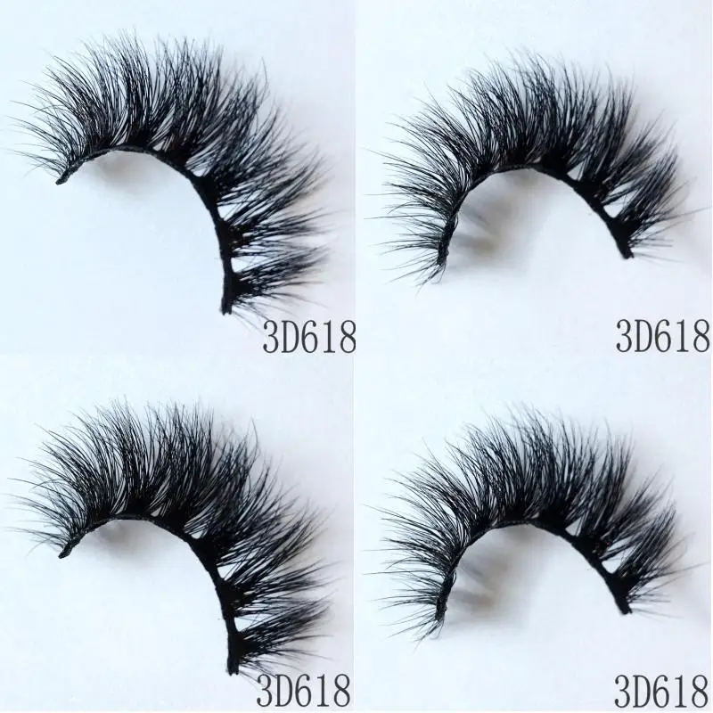 

IN USA 50pair Mink Lashes Fluffy Dramatic Wispy False Fake Eyelashes Cross Lash Extension Natural Soft 3D Mink Lashes Eyelashes