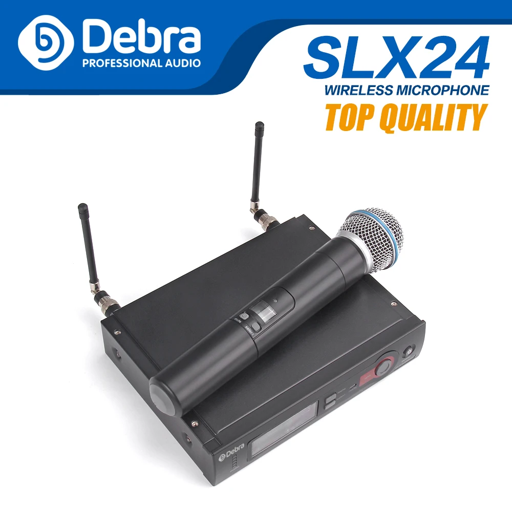 Высокое качество SLX24/Beta58 Профессиональный UHF беспроводной микрофон системы с SLX2