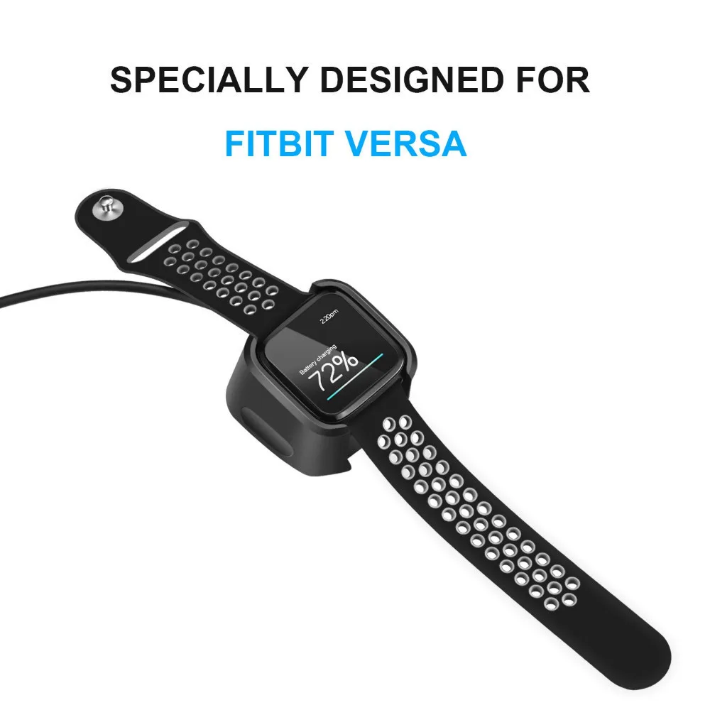 Duszake зарядная док-станция для Fitbit Versa Usb кабель передачи данных базовое настольное