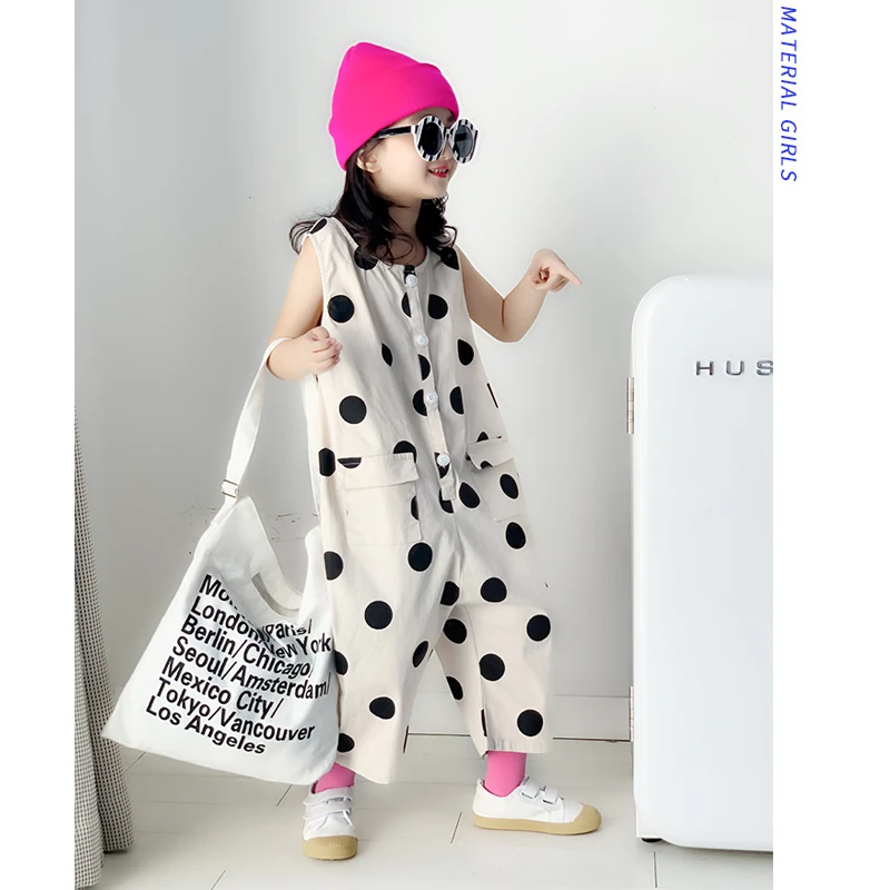 Комбинезон для девочек Новинка 2019 года сезон лето Детский комбинезон с оборками