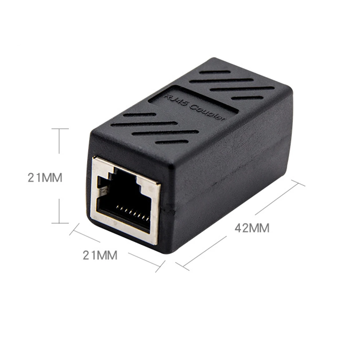 RJ45 гнездовой к гнезду CAT6 сетевой Ethernet LAN разъем адаптер кабель удлинитель в линии