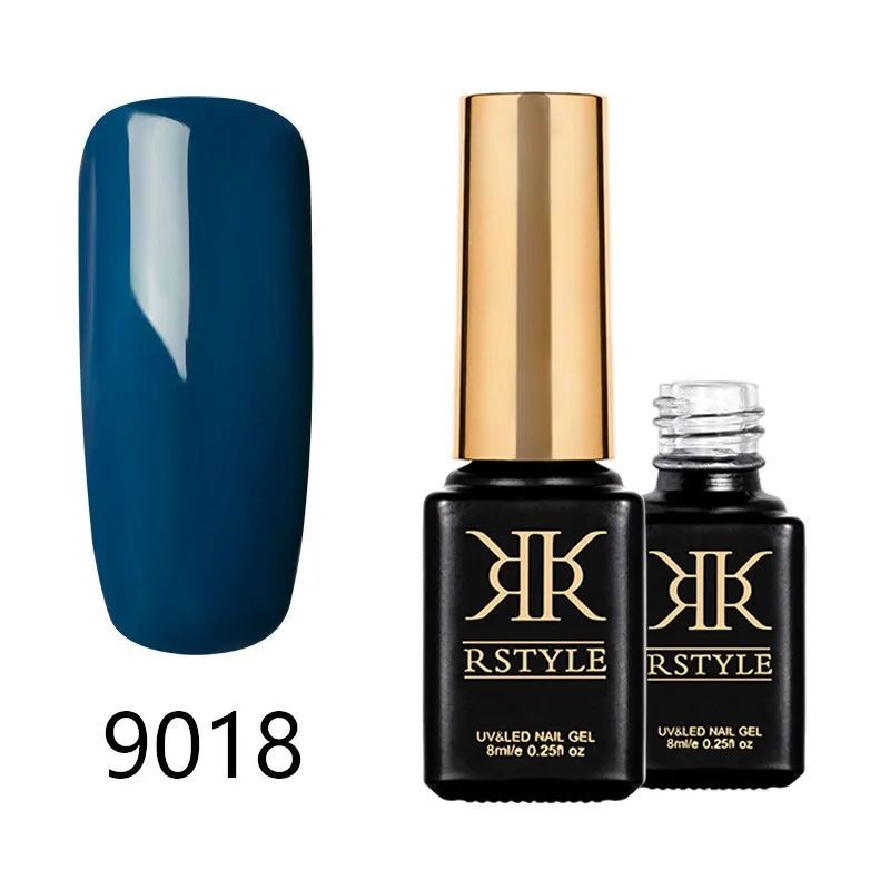 SC9018 Лак для ногтей rstyle 8 мл 9001-9062 чистый цвет УФ-гель для ногтей Soak Off Nail Art Полупостоянный гель лак набор для наращивания ногтей праймер - Цвет: SC9018