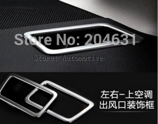 

For 2012-2014 2015 2016 2017 for Subaru XV upper outlet box decorative cover 2pcs/set
