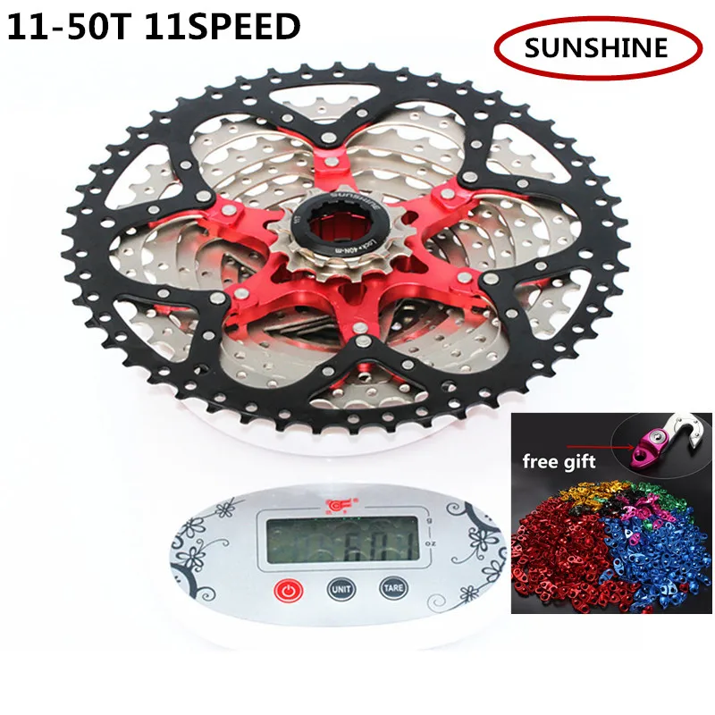 SUNSHIN Mtb велосипедный маховик 11 скоростной хаб кассета 50T цепное колесо из