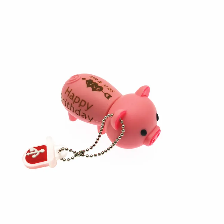 (Более 10 шт.) USB флеш накопитель с бесплатным логотипом|u disk|pig usbusb 2.0 flash |