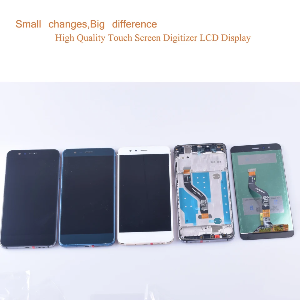 Оригинальный Для Huawei P10 Lite ЖК-дисплей сенсорный экран дигитайзер с рамкой P10Lite был