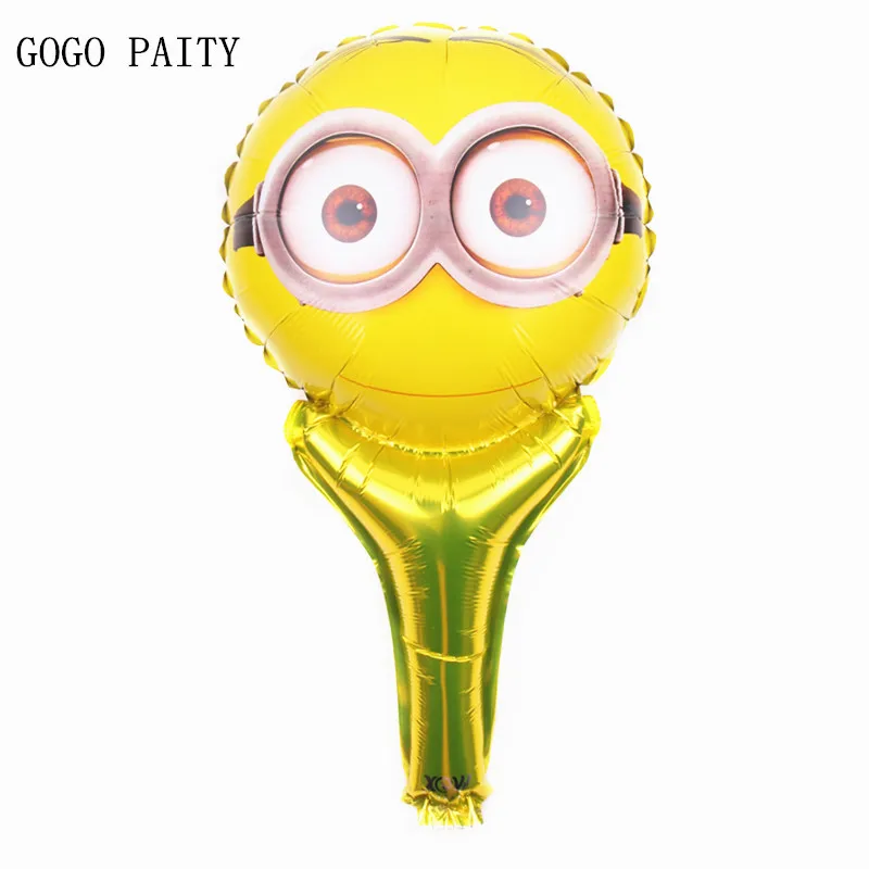 GOGO PAITY Новые Лучшие продажи Мультяшные ручные алюминиевые воздушные шары Детские