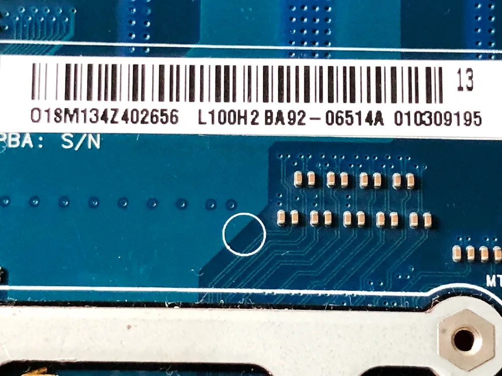 Оригинальная материнская плата для ноутбука samsung R580 R590 R580 GT310M 512M BA41-01174A BA92-06514A протестирована