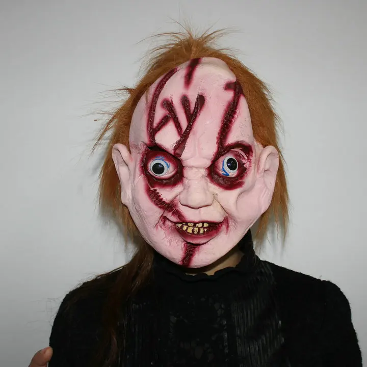 Новинка 2014 серебряная маска фотосессия искусственная голова стракий 1 шт.