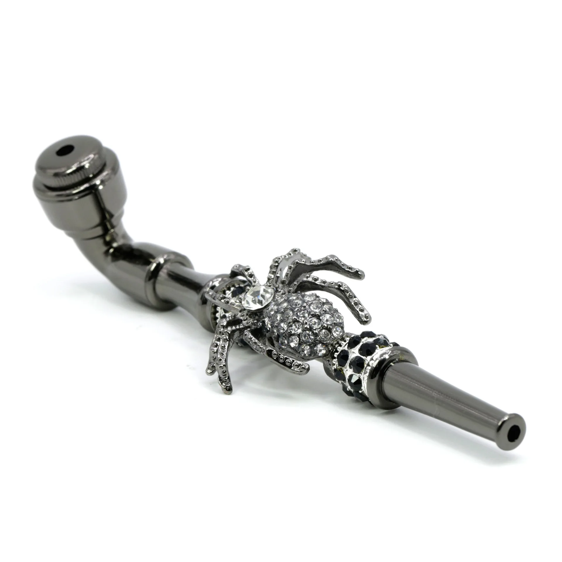 Metal Pipe spider Jamaica Rasta Herb/Tobacco/Smoking Pipes Mill Smoke Detectors Water Shisha Hookah Cigarette Cigar Tube | Дом и сад