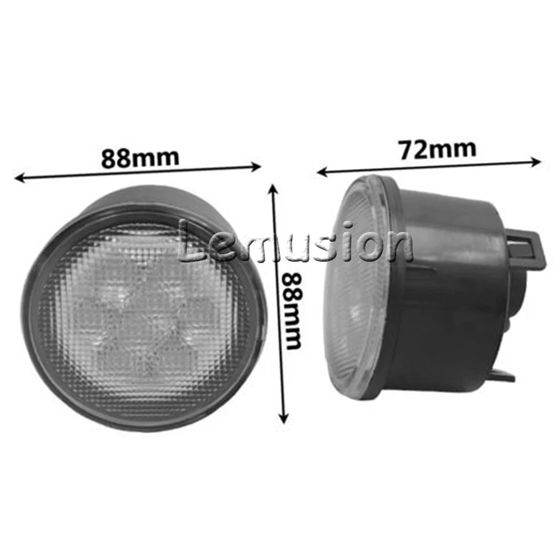 1 пара светодиодный указатель поворота на переднее крыло автомобиля 12 В комплект