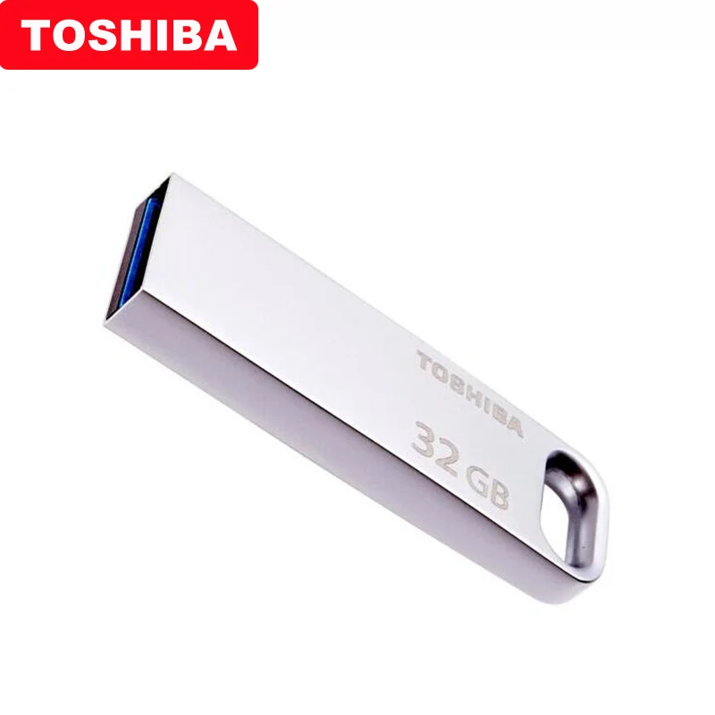 100% Оригинал TOSHIBA U363 металлическая USB Флешка 32 Гб 64 128 ГБ USB3.0 Usb флешка