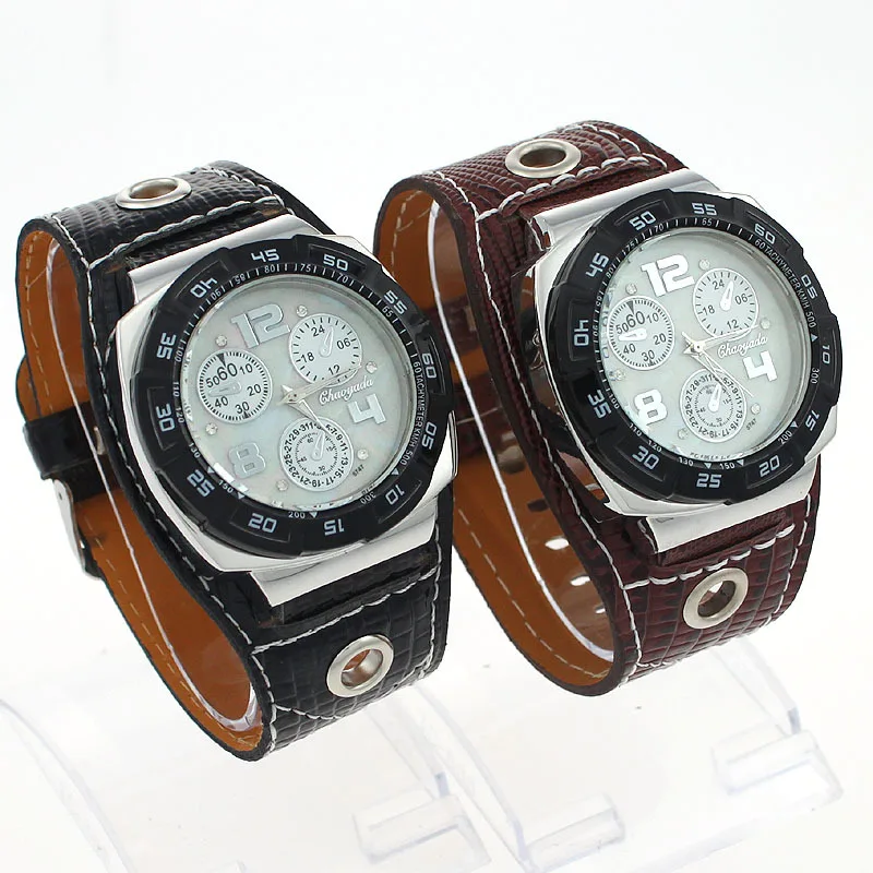 Мужские наручные часы U7 повседневные кварцевые с кожаным ремешком в стиле