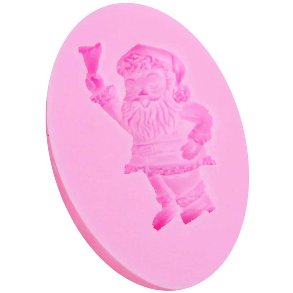 10PCS/SET M248 Christmas Santa Claus Silicone Cake Mold Resin Clay Chocolate Candy Fondant Decorating Tools Kitchen Baking | Дом и сад