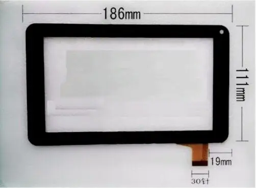 

186*111mm 30pin New 7" touch panel For STOREX eZee Tab 707 touch screen panel Glass Sensor Replacement