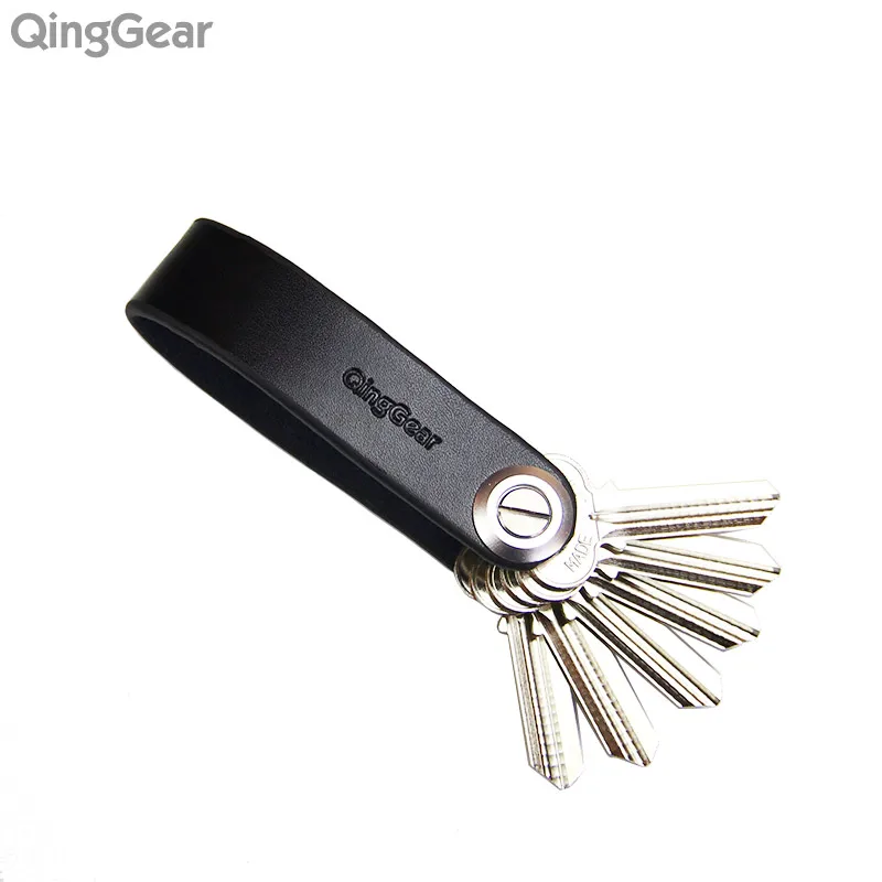 QingGear LKey комбинированный Ручной инструмент ручной работы кожаный Органайзер для