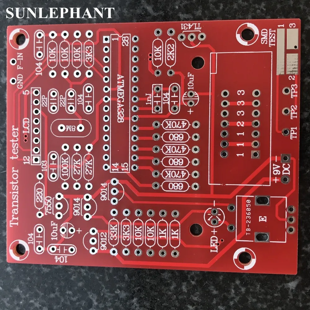 DIY набор для измерения индуктивности резистор конденсатор диод M12864 DIY kit тестер-транзистор
