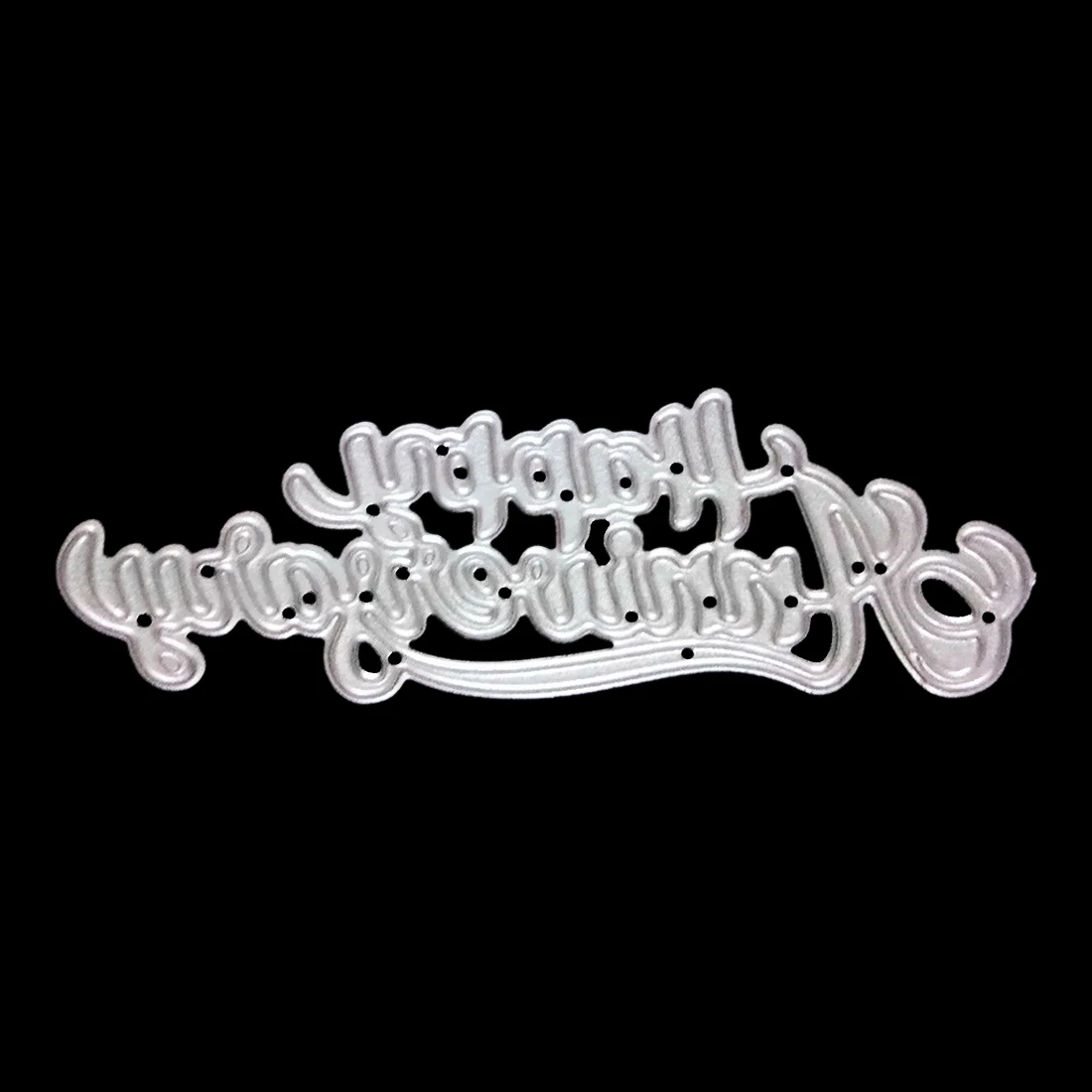 SDR Happy anniversary трафареты для резки металла DIY Скрапбукинг/фотоальбом Декоративные