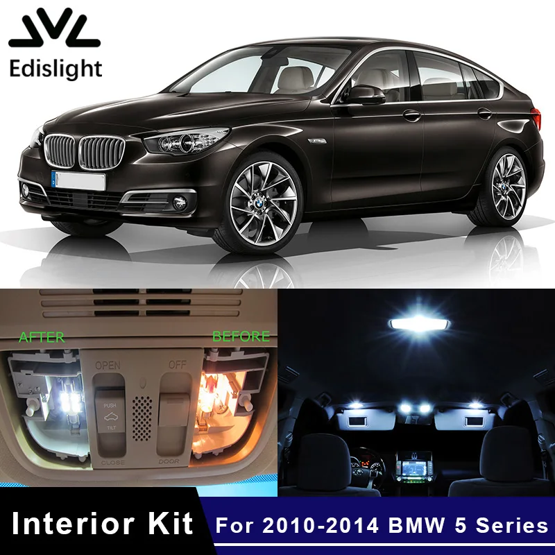 Автомобильные лампы Edis светильник 18 шт. внутренпосылка для BMW 5 серии F07 2010-2014
