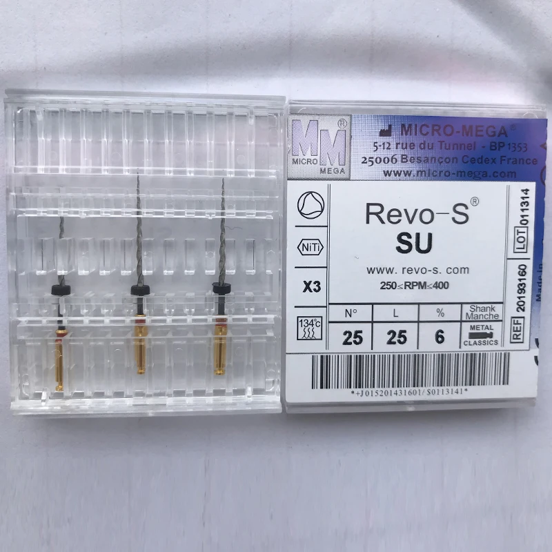 Стоматологический материал Endodontic Revo-S файлы корня Cannel RS файлы 21 мм и 25 мм SC1
