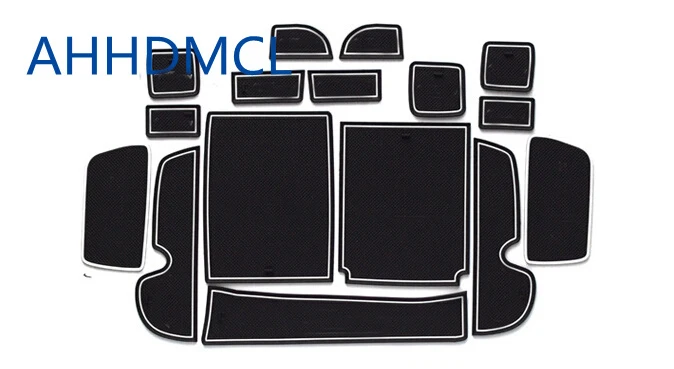 

Car Door Groove Mat Gate Slot Cup Armrest Storage Pad Mat For Elysion 2016