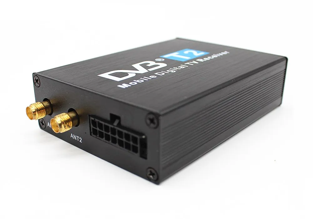 Высокая скорость 110 км/ч Золотой DVB T2 автомобиль DVB-T двойная антенна DVB-T2 автомобиля DVB T H.264 MPEG4 Внешний USB цифровой автомобильный тв-тюнер