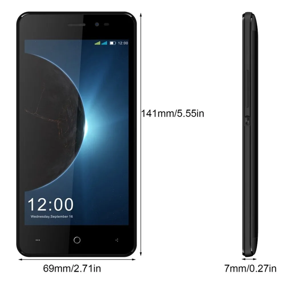 LEAGOO Z6 смартфон 3G 4 97 &quotСотовые телефоны с Android 6 0 mt6580m четыре ядра 1. 3g Гц 1 ГБ