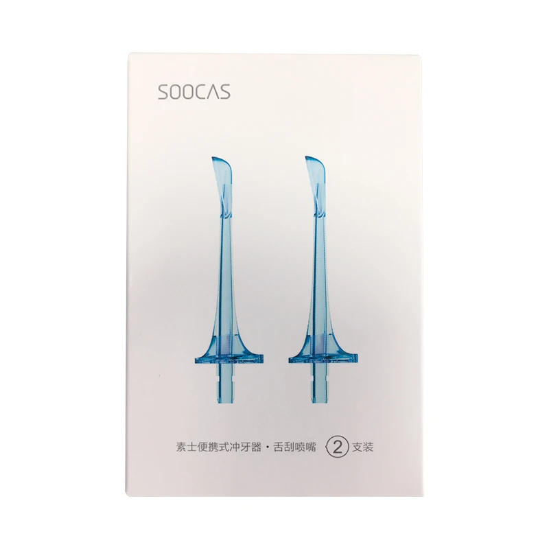 SOOCAS W3 Портативный 2 шт./компл. водяной Флоссер насадки струй зубы Ирригатор для полости рта насадка Стандартный Тип от 01 Youpin