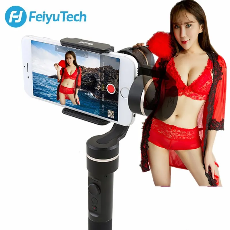 Оригинальный FeiyuTech Feiyu SPG Gimbal 3 оси брызг ручной карданный стабилизатор для iPhone X 8 7