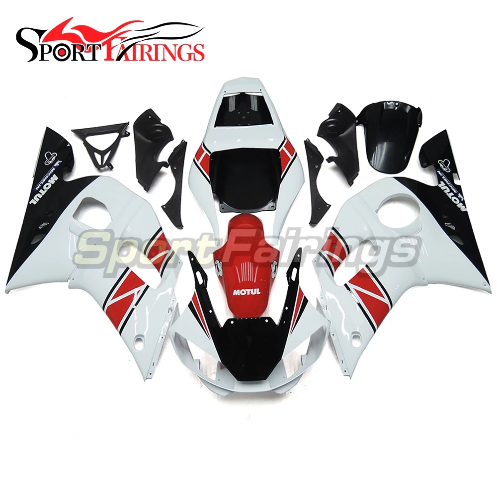 Обтекатели с красным и белым жемчугом для Yamaha YZF-R6 R6 98 99 00 01 02 YZF600 1998 1999 2000 2001 2002 ABS