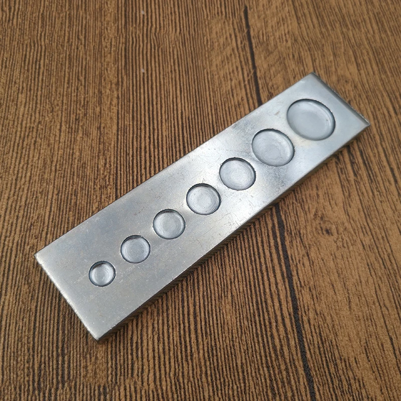 7 в одном нижняя пластина отверстие кнопка для заклепки инструменты кожевенного