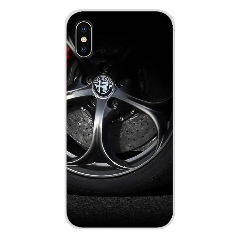 Суперкар Alfa Romeo Логотип прозрачный ТПУ чехол для samsung Galaxy S3 S4 S5 мини S6 S7 край S8 S9 S10