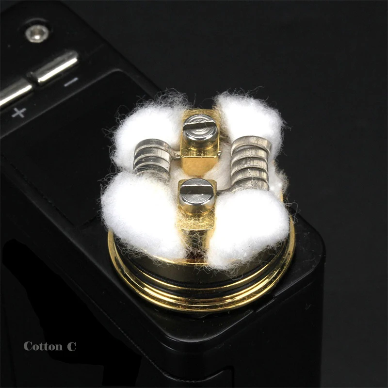 Горячая Розничная 331332 органический хлопок vape хлопок для электронных сигарет rebuildable RDA RBA DIY атомайзер набор паровой хлопок