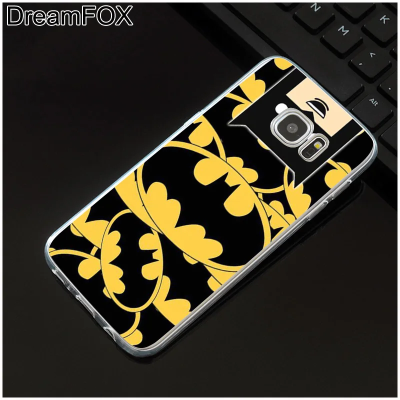 DREAMFOX M061 Бэтмен Джокер комиксы Мягкий ТПУ силиконовый чехол для Samsung Galaxy S5 S6 S7 S8 S9 S10