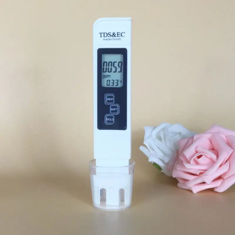 

2 in 1 TDS Water Quality Tester EC Purity Water Meter Digital For Drinking Water Fish Tank Aquarium Handheld Portable Detection
