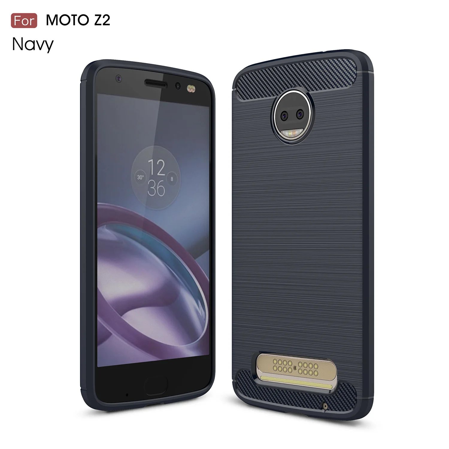 Мягкие TPU чехол для телефона Motorola Moto Z2 противоударный Анти-отпечатки матовый