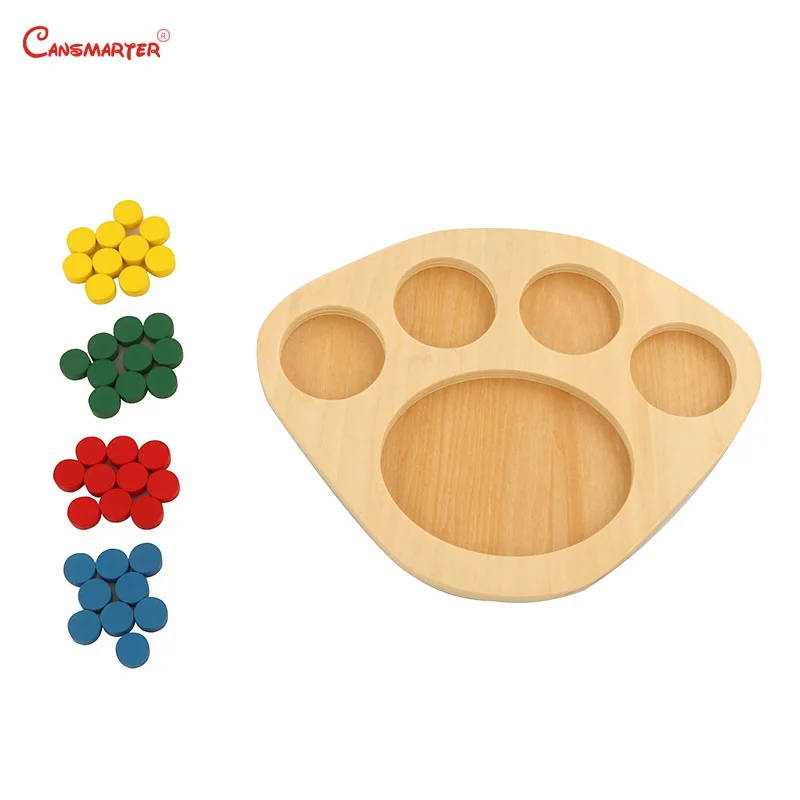 Монтессори Сенсорные игрушки сортировочный лоток для малышей математические