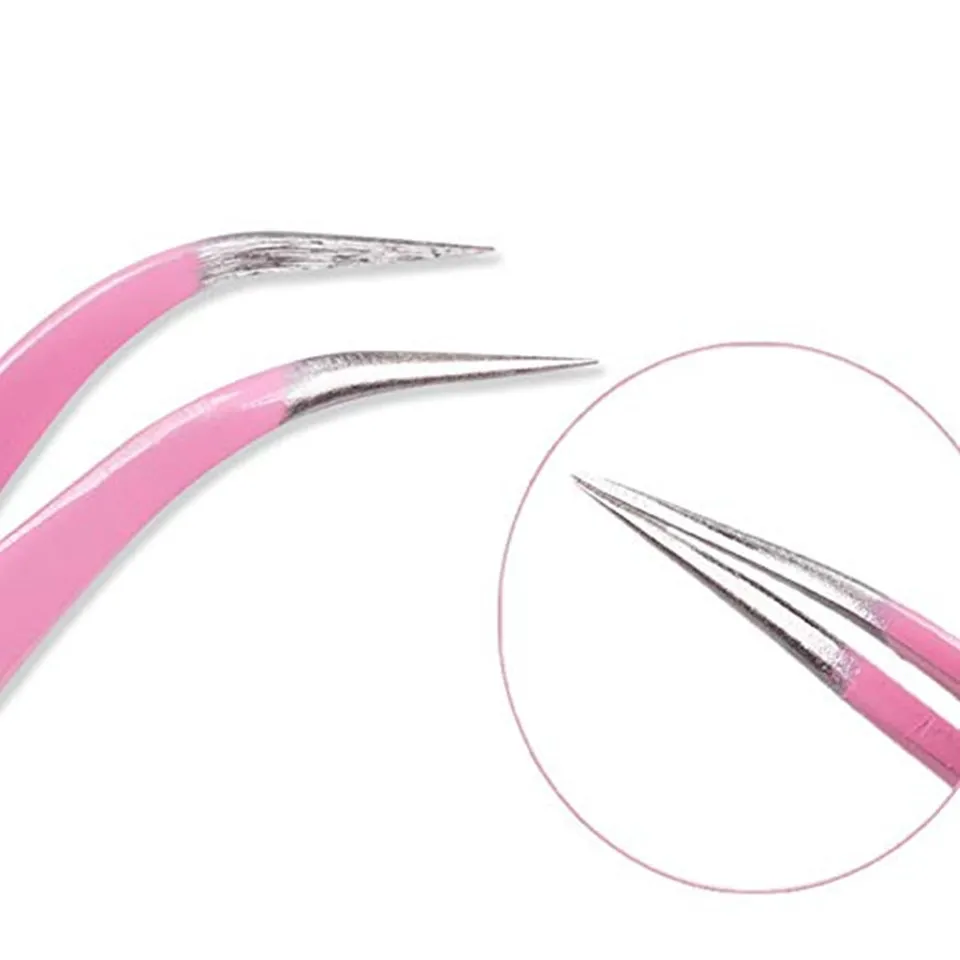 Антистатические изогнутые прямые пинцеты из 100% нержавеющей стали 3D объем