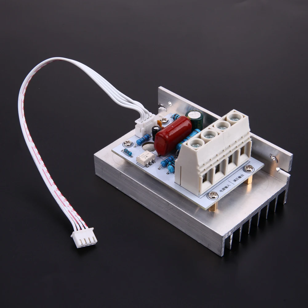 AC220V 10 кВт SCR супер мощный электронный цифровой регулятор напряжения диммер светильник регулятор скорости термостат
