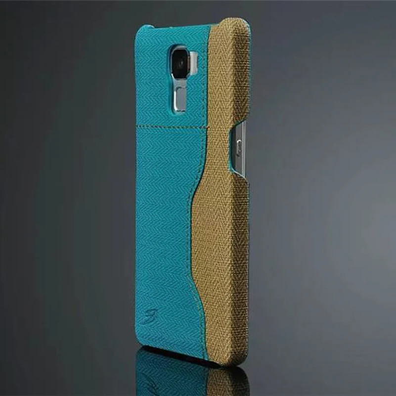 Для Huawei Honor 7 Чехол Роскошная оболочка PU долина текстура кожа задняя крышка слоты