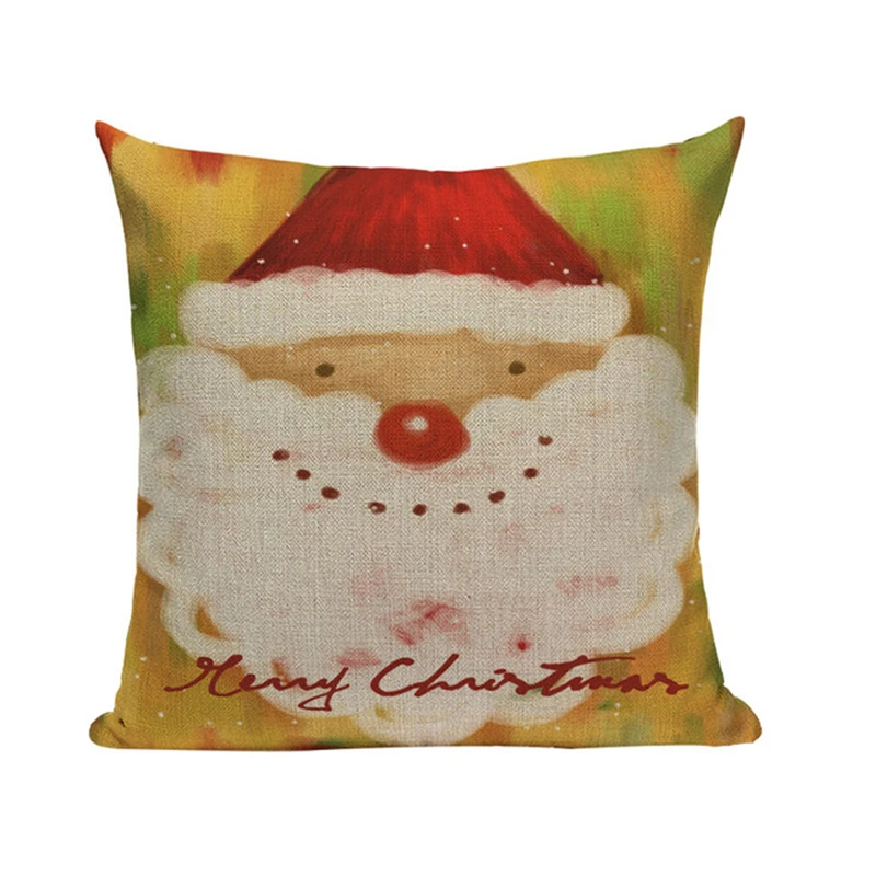 Рождественская Праздничная наволочка 45x45 см наволочки для подушек в виде сосисок