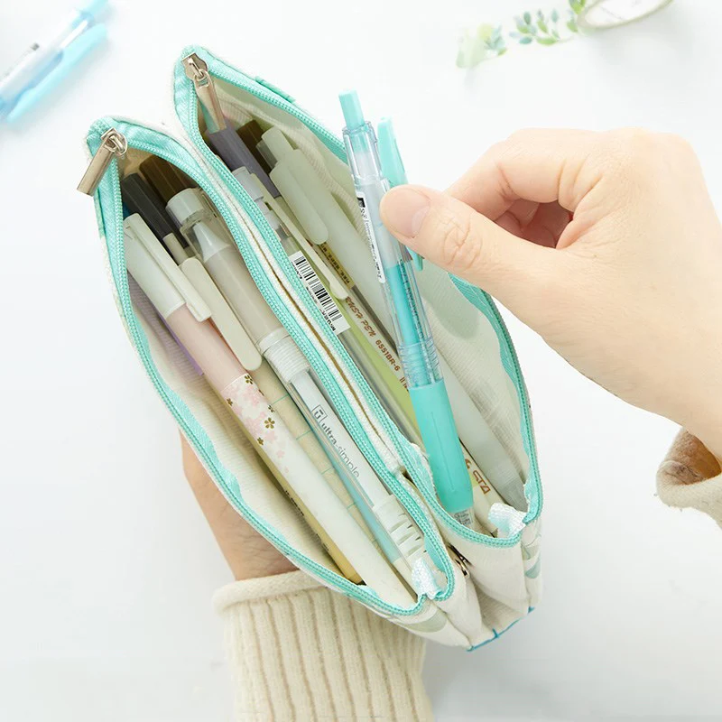 Симпатичный холщовый пенал для девочек детей и взрослых|Пеналы| |