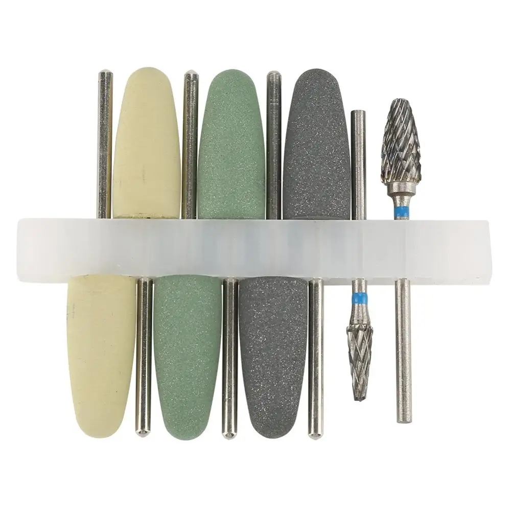 8 шт. вращающаяся силиконовая основа для полировки акрила|Абразивные