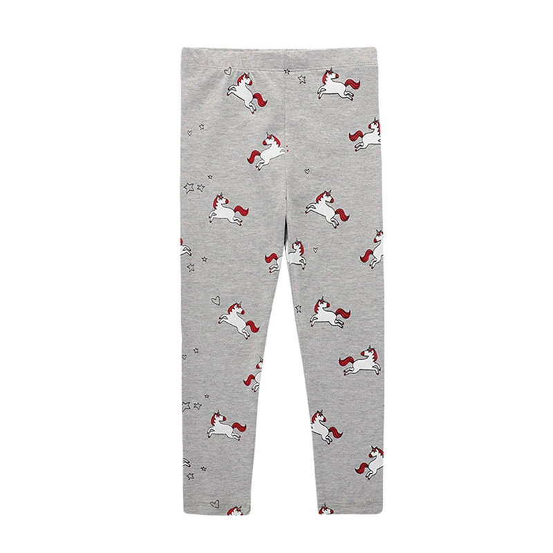 Girls Legging D Модные эластичные леггинсы для маленьких девочек брюки для малышей детские штаны обтягивающие легинсы с цветами и рисунком фламинго на весну и осень - Цвет: Girls Legging D